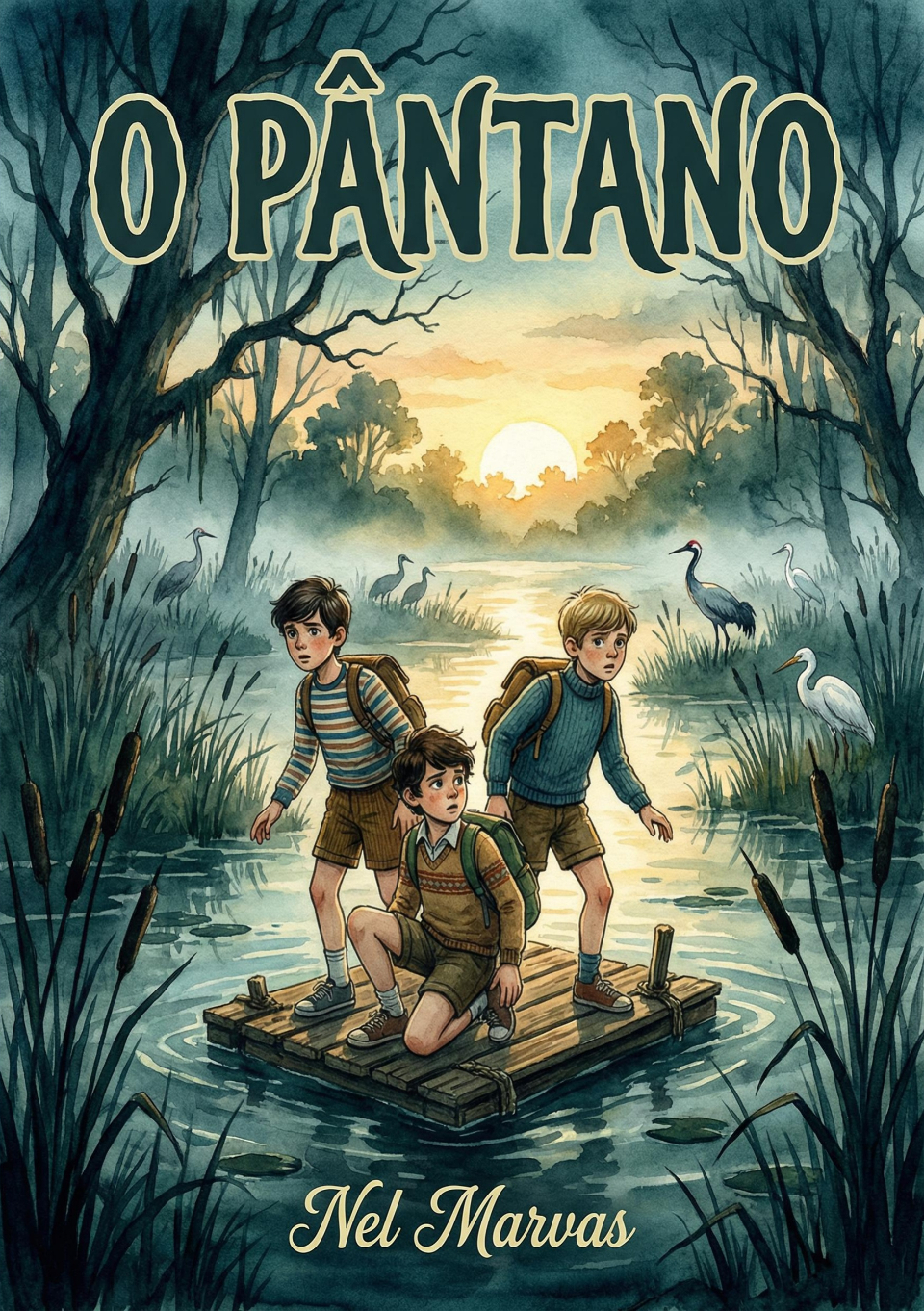 Capa do livro O Pântano de Nel Marvas